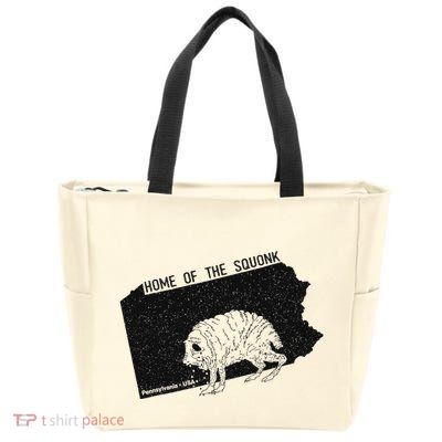 Home Of The Squonk Monster Pennsylvania Usa Cryptozoology Zip Tote Bag