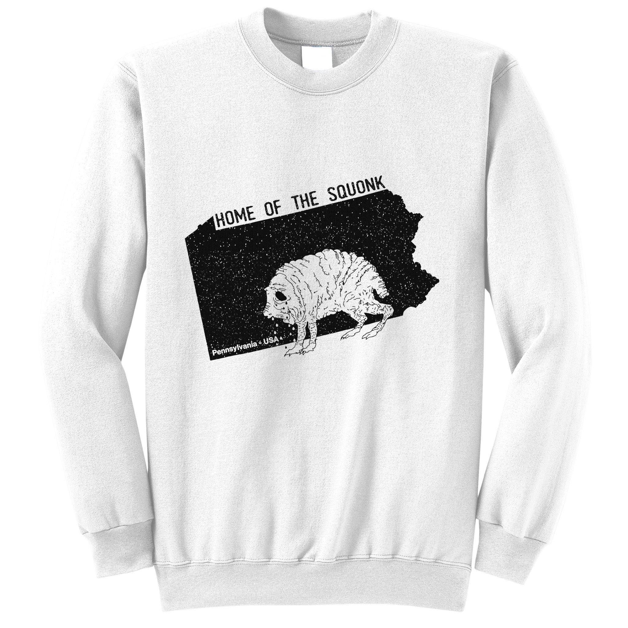 Home Of The Squonk Monster Pennsylvania Usa Cryptozoology Sweatshirt