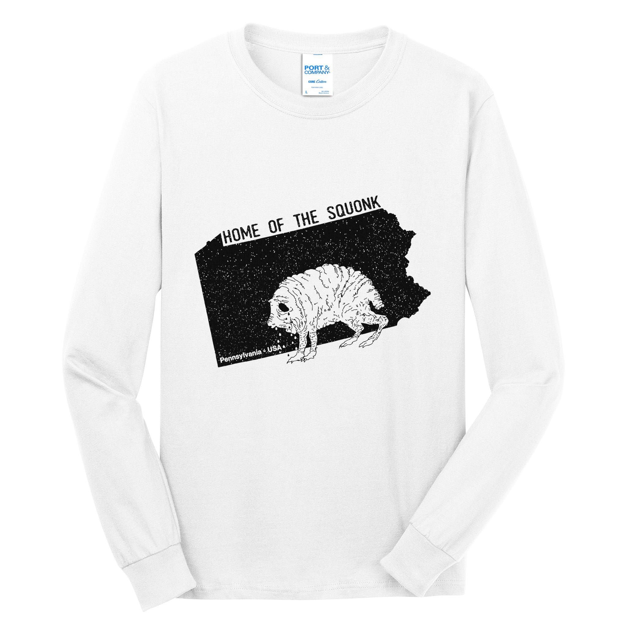 Home Of The Squonk Monster Pennsylvania Usa Cryptozoology Tall Long Sleeve T-Shirt