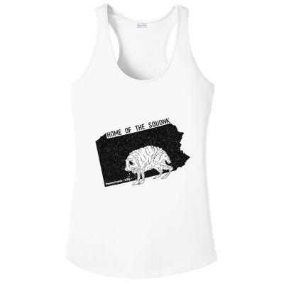 Home Of The Squonk Monster Pennsylvania Usa Cryptozoology Ladies PosiCharge Competitor Racerback Tank