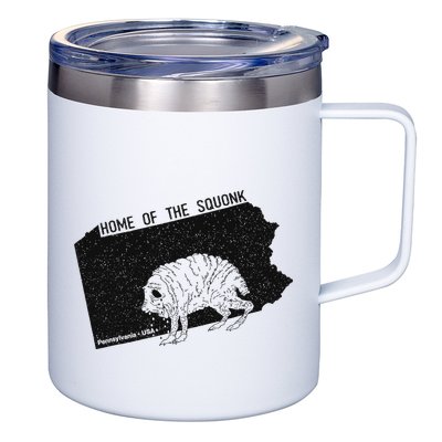 Home Of The Squonk Monster Pennsylvania Usa Cryptozoology 12oz Stainless Steel Coffee Mug