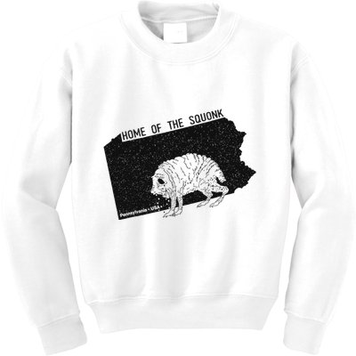 Home Of The Squonk Monster Pennsylvania Usa Cryptozoology Kids Sweatshirt