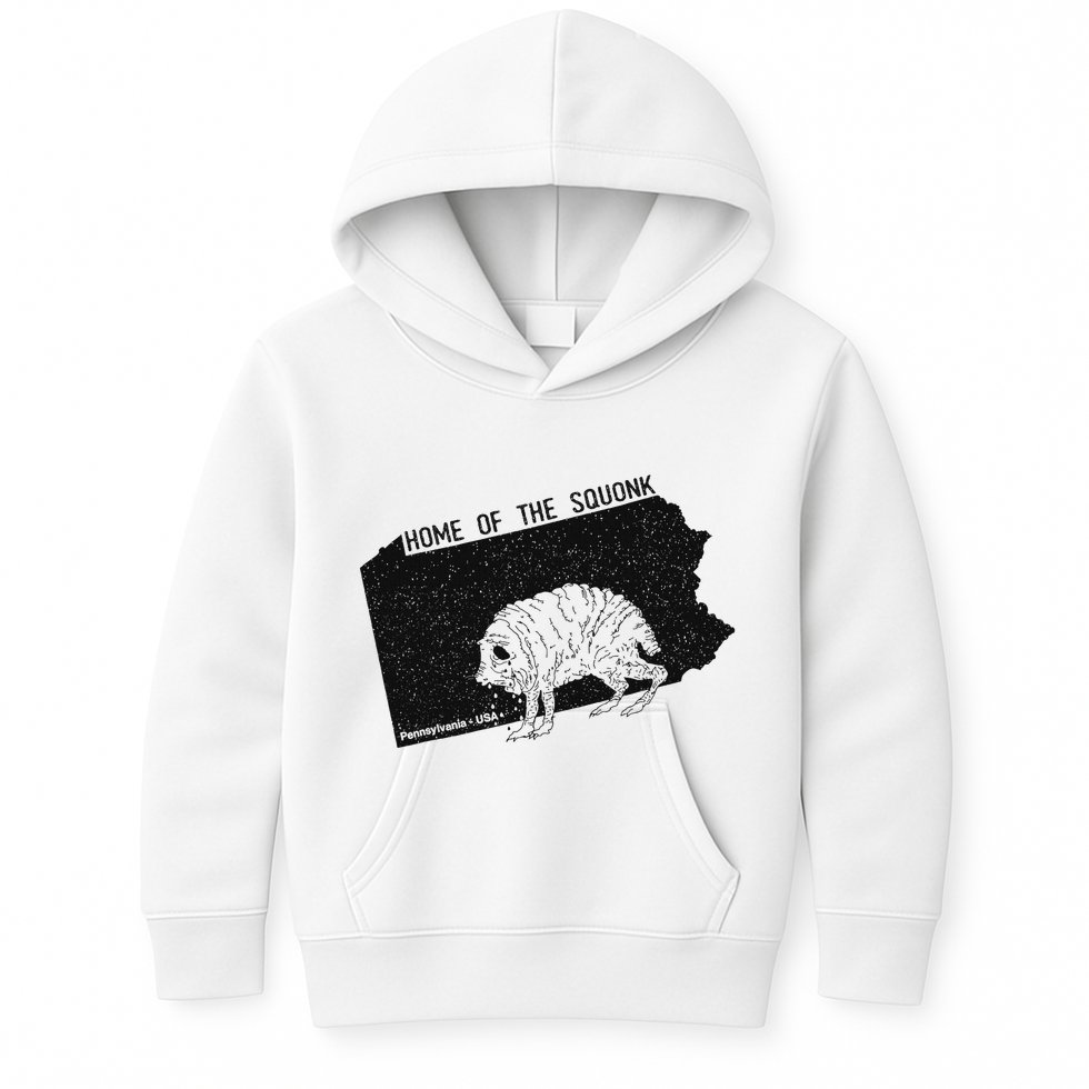 Home Of The Squonk Monster Pennsylvania Usa Cryptozoology Kids Hoodie