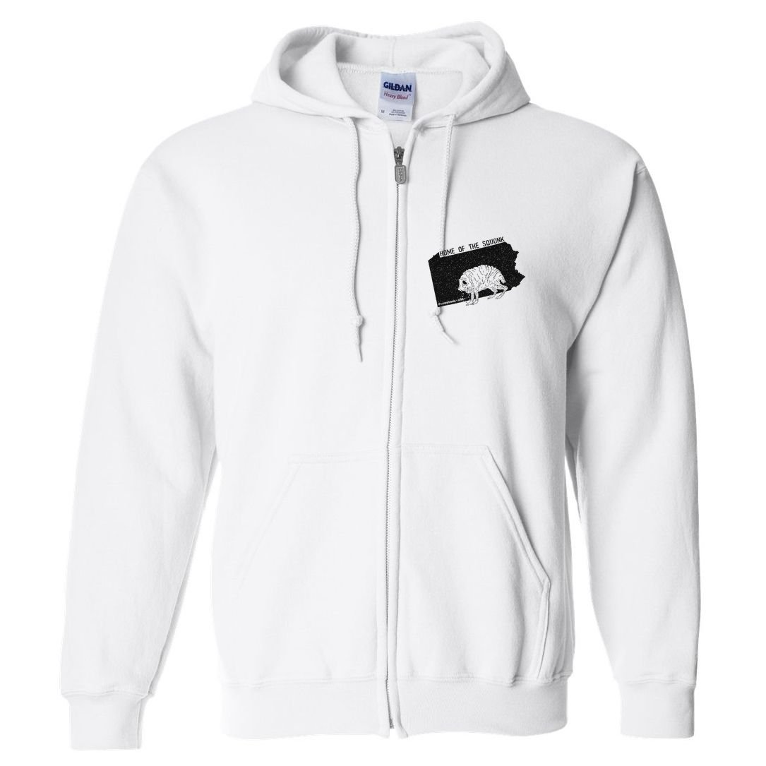 Home Of The Squonk Monster Pennsylvania Usa Cryptozoology Full Zip Hoodie