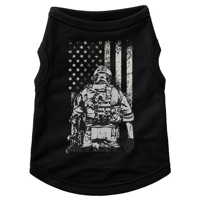 Home Of The Free Because Of The Brave Doggie Tank