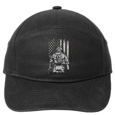 Home Of The Free Because Of The Brave 7-Panel Snapback Hat