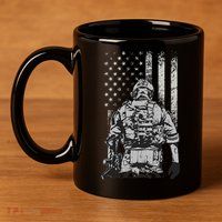 Home Of The Free Because Of The Brave 11oz C Handle Ceramic Mug
