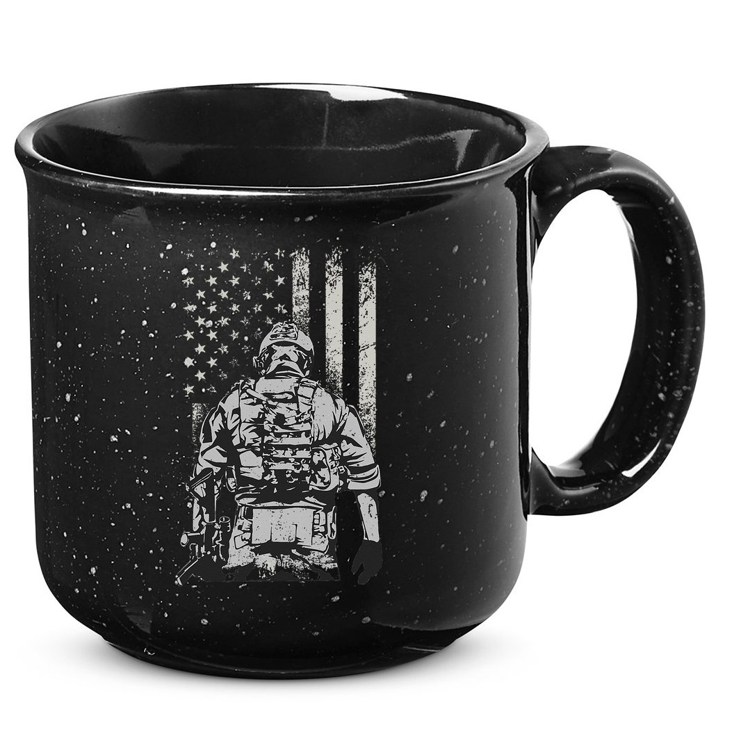 Home Of The Free Because Of The Brave 15oz Campfire Ceramic Mug
