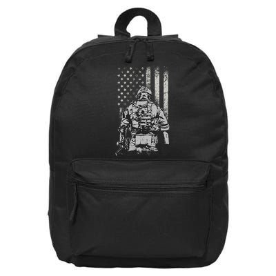 Home Of The Free Because Of The Brave 16 in Basic Backpack