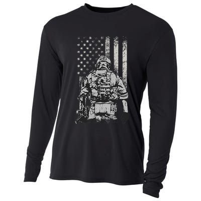 Home Of The Free Because Of The Brave Cooling Performance Long Sleeve Crew