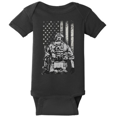 Home Of The Free Because Of The Brave Baby Bodysuit