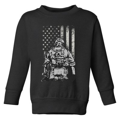 Home Of The Free Because Of The Brave Toddler Sweatshirt