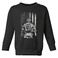 Home Of The Free Because Of The Brave Toddler Sweatshirt