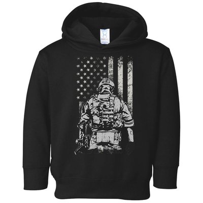 Home Of The Free Because Of The Brave Toddler Hoodie