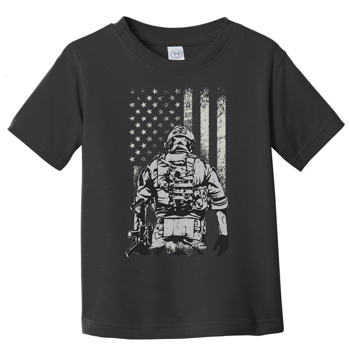 Home Of The Free Because Of The Brave Toddler T-Shirt
