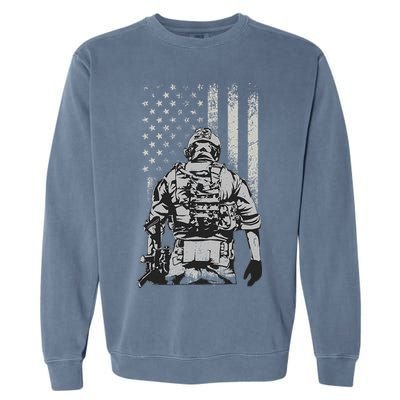 Home Of The Free Because Of The Brave Garment-Dyed Sweatshirt