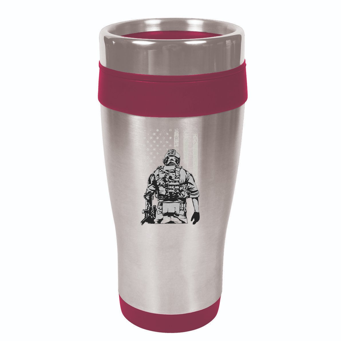 Home Of The Free Because Of The Brave 16oz Travel Tumbler