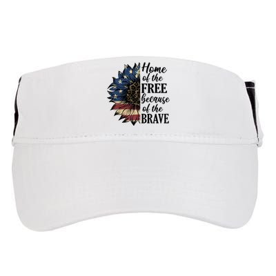 Home Of The Free Because Of The Brave Adult Drive Performance Visor