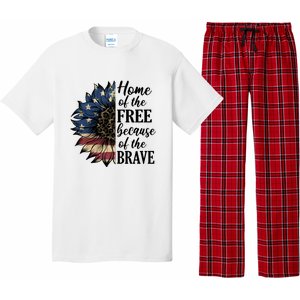 Home Of The Free Because Of The Brave Pajama Set