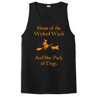 Home Of The Wicked Witch And Her Pack Of Dog Funny Halloween PosiCharge Competitor Tank