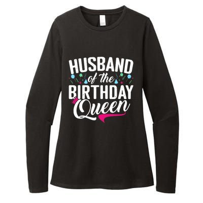 Husband Of The Birthday Queen Wife Birthday Womens CVC Long Sleeve Shirt