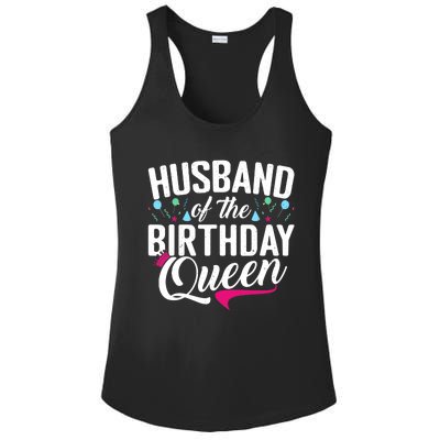 Husband Of The Birthday Queen Wife Birthday Ladies PosiCharge Competitor Racerback Tank