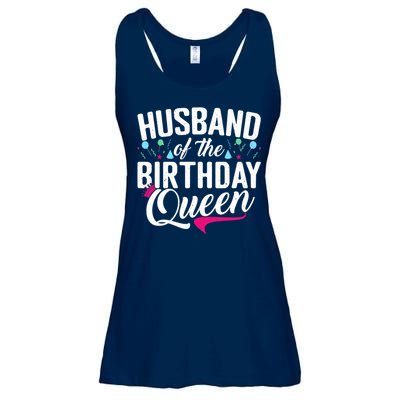 Husband Of The Birthday Queen Wife Birthday Ladies Essential Flowy Tank