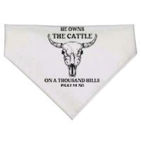 He Owns The Cattle On A Thousand Hills Psalm 50 USA-Made Doggie Bandana