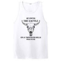 He Owns The Cattle On A Thousand Hills Psalm 50 PosiCharge Competitor Tank