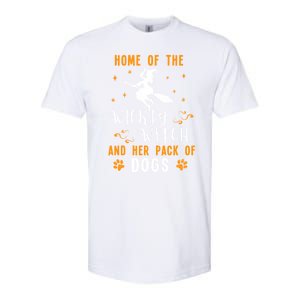 Home Of The Wicked Witch And Her Pack Of Dog Funny Halloween Softstyle CVC T-Shirt