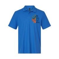 Home Of The Free Because Of The Brave Sunflower Usa Flag Funny Gift Softstyle Adult Sport Polo