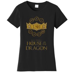 House of the Dragon Group Shot House Crests Crown V2 Women's T-Shirt