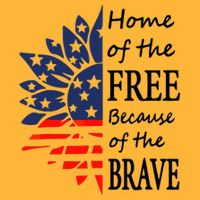 Home of the Free Because Brave 4th of July Armed Forces Day Pom Pom 12in Knit Beanie
