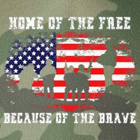 Home Of The Free Because Of The Brave Legacy Tie Dye Trucker Hat