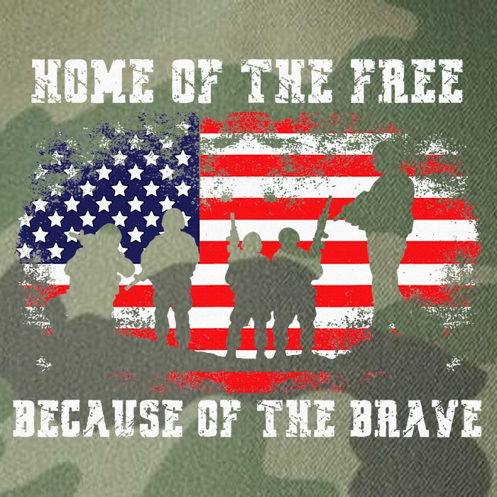 Home Of The Free Because Of The Brave Legacy Tie Dye Trucker Hat