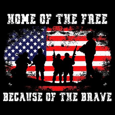 Home Of The Free Because Of The Brave T-Shirt