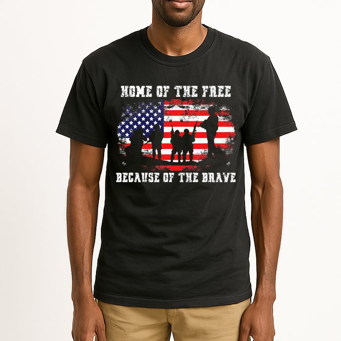 Home Of The Free Because Of The Brave Tall T-Shirt