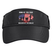 Home Of The Free Because Of The Brave Adult Drive Performance Visor
