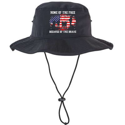 Home Of The Free Because Of The Brave Bucket Hat