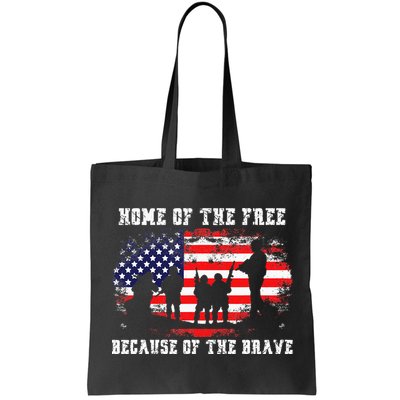 Home Of The Free Because Of The Brave Bag