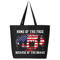 Home Of The Free Because Of The Brave 25L Jumbo Tote