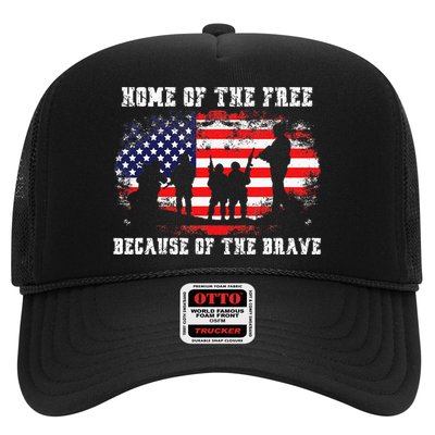 Home Of The Free Because Of The Brave Trucker Hat