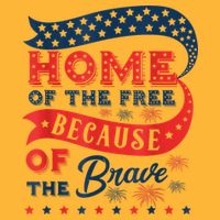Home Of The Free Because Of The Brave Sustainable Knit Beanie