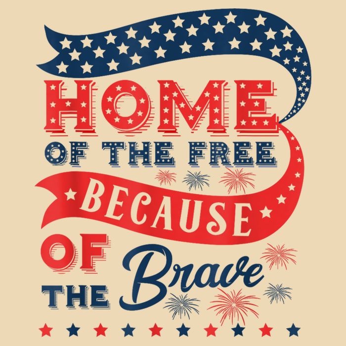 Home Of The Free Because Of The Brave Zip Tote Bag