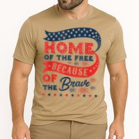 Home Of The Free Because Of The Brave Cooling Performance Crew T-Shirt