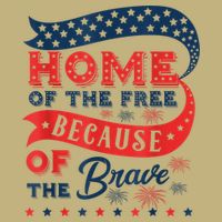 Home Of The Free Because Of The Brave Cooling Performance Crew T-Shirt
