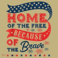 Home Of The Free Because Of The Brave Cooling Performance Long Sleeve Crew