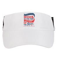Home Of The Free Because Of The Brave Adult Drive Performance Visor