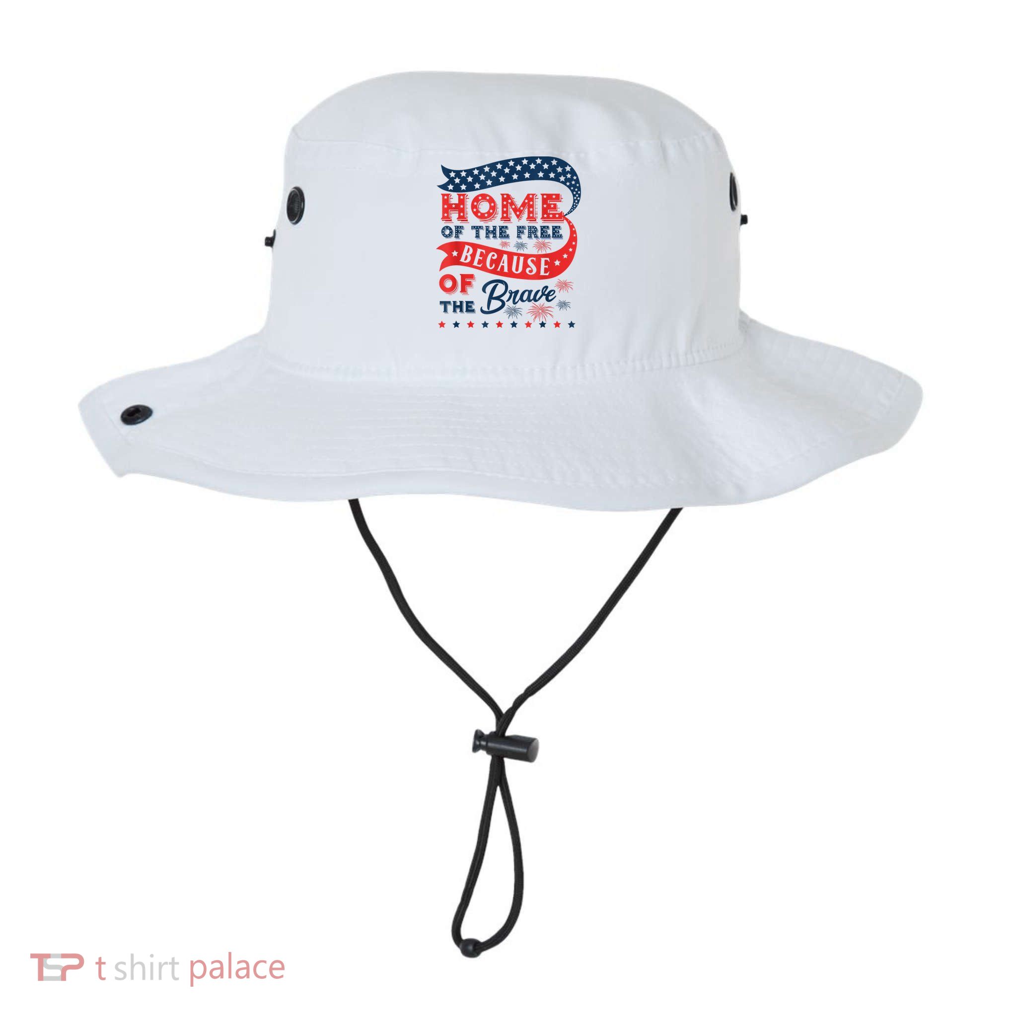 Home Of The Free Because Of The Brave Bucket Hat