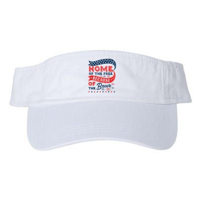 Home Of The Free Because Of The Brave Visor